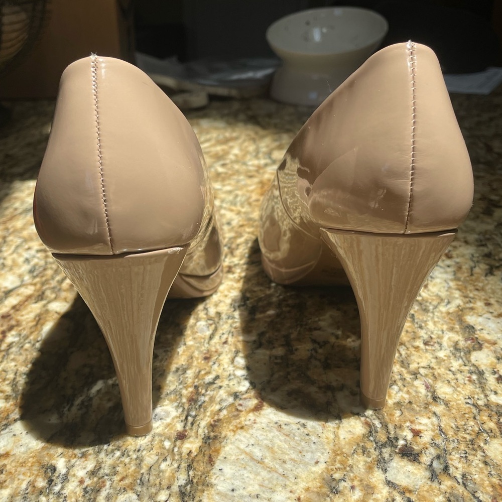 Women’s Beige Heels - Picture 3 of 12